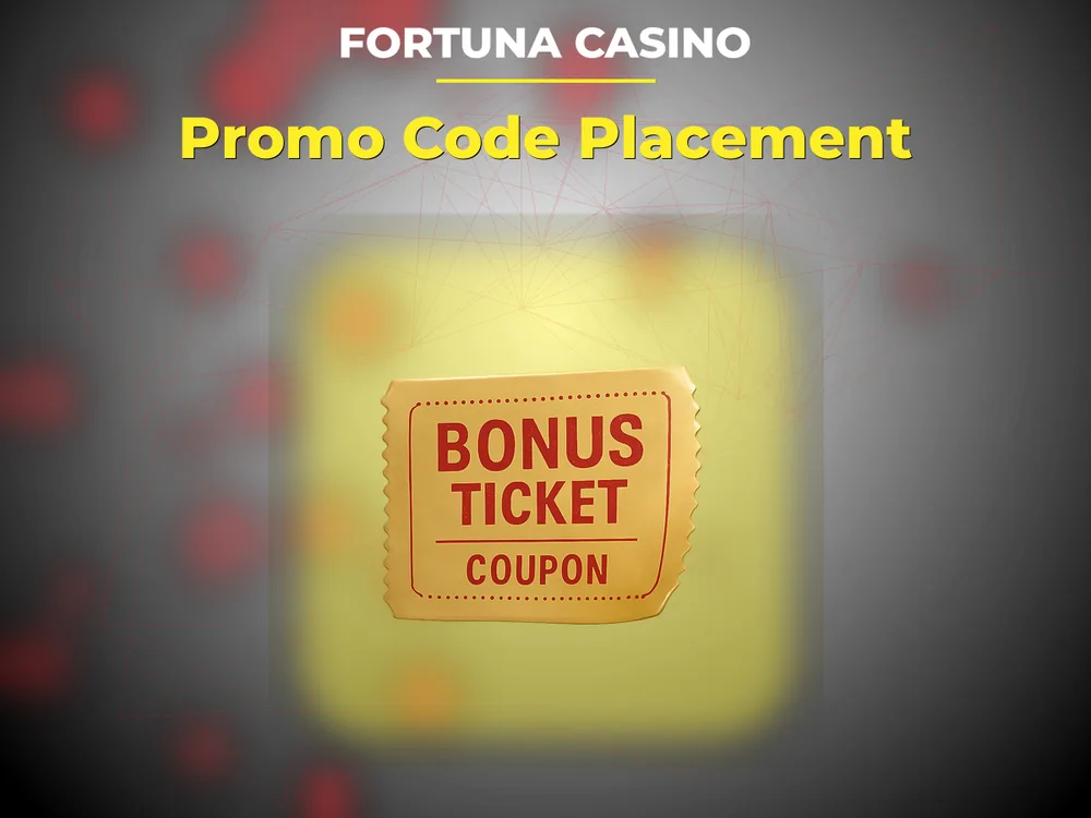 fortuna casino - Promo Code Placement