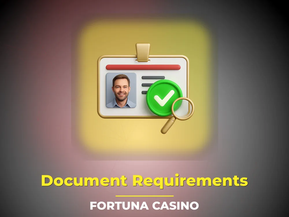 fortuna casino - Document Requirements
